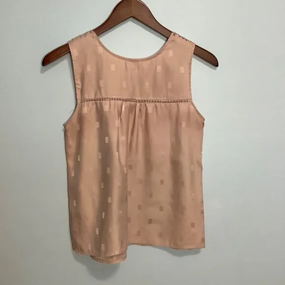 🌸 Kimchi Blue Sleeveless Top – Urban Outfitters – Women’s Size S – Pink/Nude-Pe - Picture 7 of 8